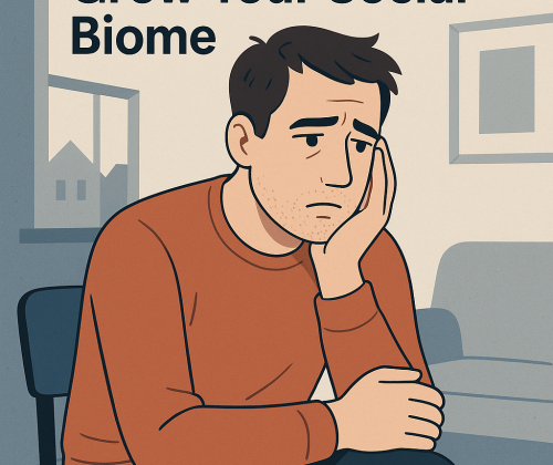 lonely isolating man