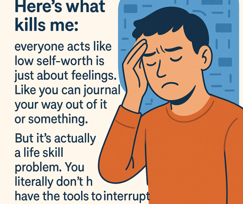life skills to fix low self-worth