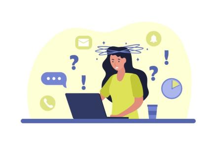 annoyed - overwhelmed - capacity depleted